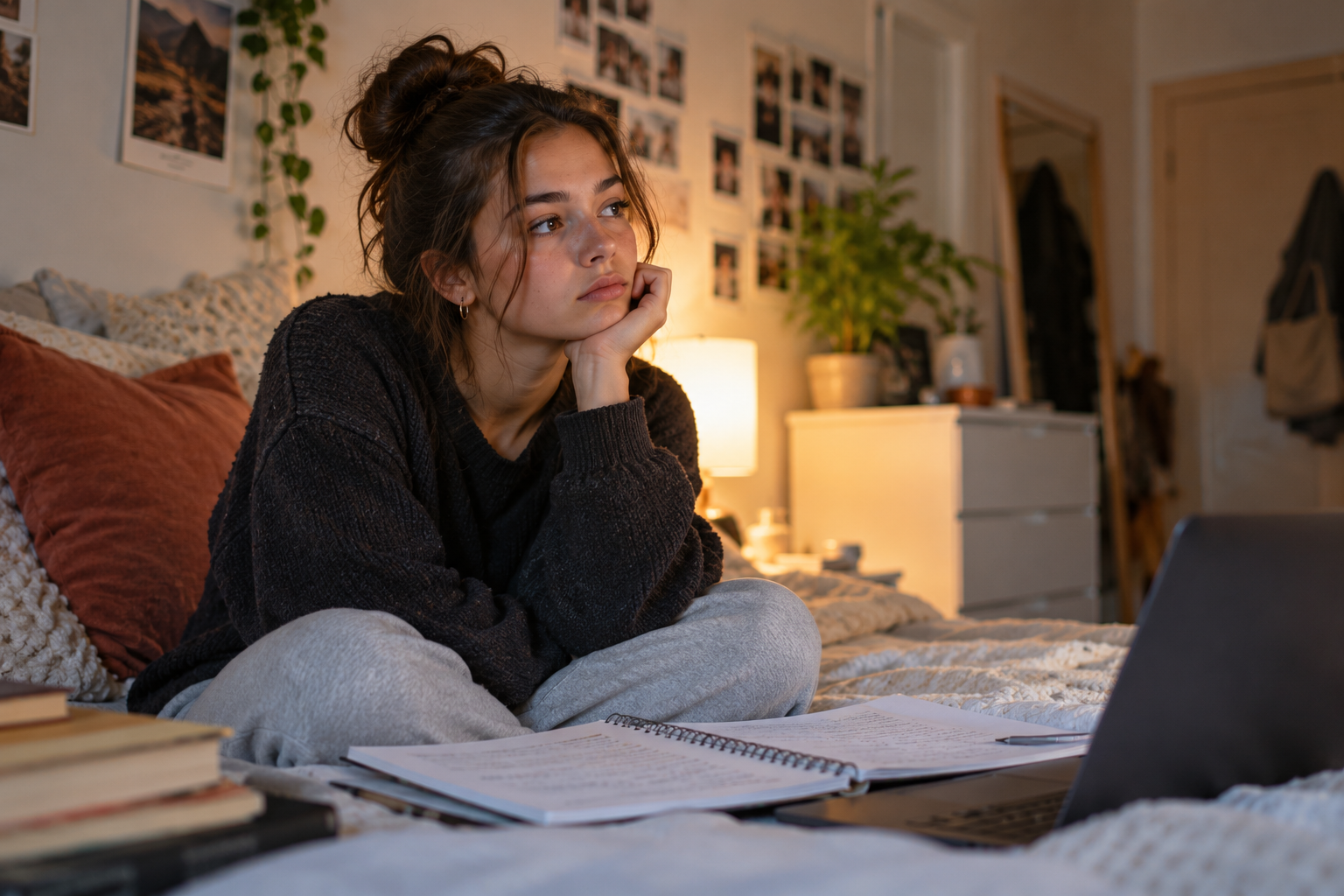 care concepts therapy cozy bedroom teen study reflection